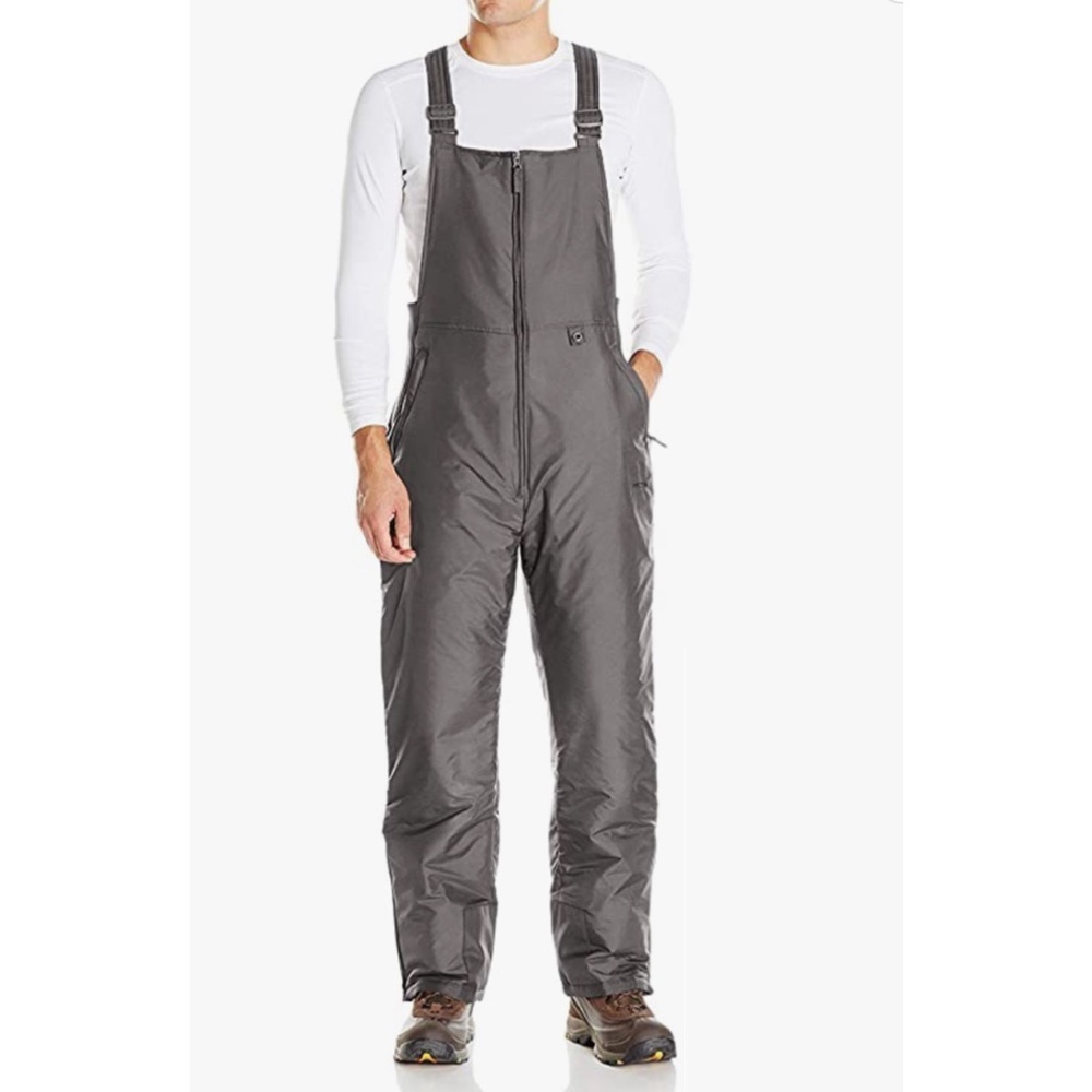 New Mens Insulated Adjustable Jumpsuit Overalls